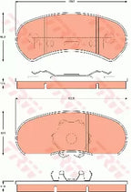 Brake Pad Set, Disc Brake GDB7506DT - TRW