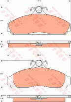 Brake Pad Set, Disc Brake GDB7508 - TRW