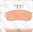 Brake Pad Set, Disc Brake GDB7511 - TRW