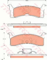 Brake Pad Set, Disc Brake GDB7513 - TRW