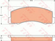 Brake Pad Set, Disc Brake GDB7516 - TRW
