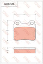 Brake Pad Set, Disc Brake GDB7518 - TRW