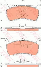 Brake Pad Set, Disc Brake GDB7520DT - TRW