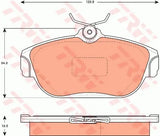 Brake Pad Set, Disc Brake GDB7526 - TRW - Brake Pads - TRW