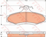 Brake Pad Set, Disc Brake GDB752 - TRW