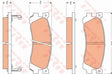Brake Pad Set, Disc Brake GDB7529 - TRW