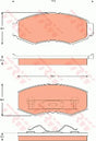 Brake Pad Set, Disc Brake GDB7538 - TRW