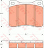 Brake Pad Set, Disc Brake GDB7540 - TRW