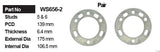 Wheel Spacer (2) WS656-2 - Nice Products | Universal Auto Spares