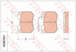 Brake Pad Set, Disc Brake GDB7541 - TRW