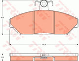 Brake Pad Set, Disc Brake GDB7550DT - TRW
