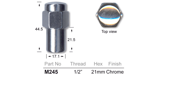 Mag Nuts M245 - Nice Products | Universal Auto Spares