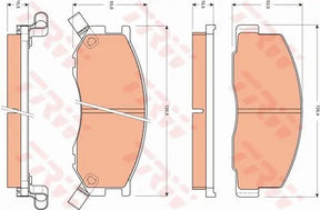 Brake Pad Set, Disc Brake GDB7562 - TRW