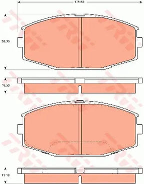 Brake Pad Set, Disc Brake GDB7564 - TRW