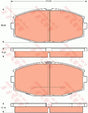 Brake Pad Set, Disc Brake GDB7564 - TRW