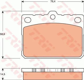 Brake Pad Set, Disc Brake GDB7566 - TRW