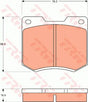 Brake Pad Set, Disc Brake GDB7568 - TRW
