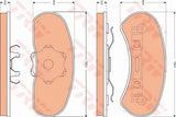 Brake Pad Set, Disc Brake GDB7569 - TRW - Brake Pads - TRW