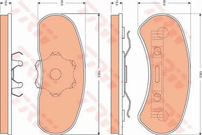 Brake Pad Set, Disc Brake GDB7569 - TRW
