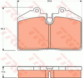 Brake Pad Set, Disc Brake GDB7580 - TRW