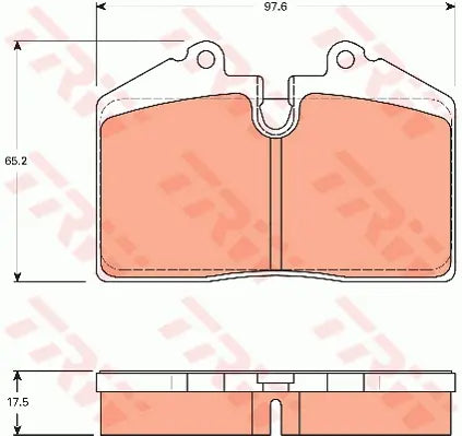 Brake Pad Set, Disc Brake GDB7580 - TRW
