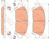 Brake Pad Set, Disc Brake GDB7581 - TRW - Brake Pads - TRW