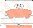 Brake Pad Set, Disc Brake GDB7586DT - TRW