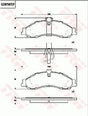 Brake Pad Set, Disc Brake GDB7587 - TRW