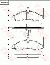 Brake Pad Set, Disc Brake GDB7587DT - TRW