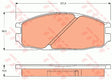 Brake Pad Set, Disc Brake GDB7595DT - TRW