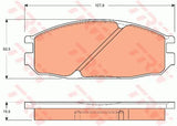 Brake Pad Set, Disc Brake GDB7595DT - TRW - Brake Pads - TRW