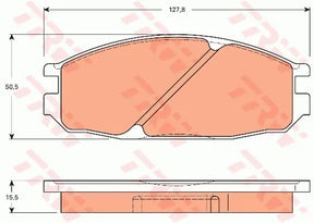 Brake Pad Set, Disc Brake GDB7595DT - TRW