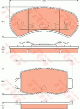 Brake Pad Set, Disc Brake GDB7597 - TRW - Brake Pads - TRW