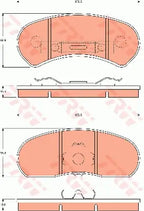 Brake Pad Set, Disc Brake GDB7598 - TRW