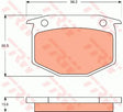 Brake Pad Set, Disc Brake GDB7602 - TRW