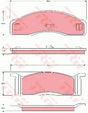 Brake Pad Set, Disc Brake GDB7603DT - TRW