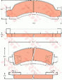 Brake Pad Set, Disc Brake GDB7604 - TRW
