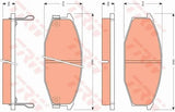 Brake Pad Set, Disc Brake GDB7605 - TRW