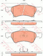 Brake Pad Set, Disc Brake GDB7610 - TRW