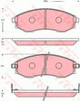 Brake Pad Set, Disc Brake GDB7614AT - TRW
