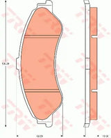 Brake Pad Set, Disc Brake GDB7620DT - TRW