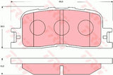 Brake Pad Set, Disc Brake GDB7628DT - TRW - Brake Pads - TRW