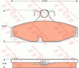 Brake Pad Set, Disc Brake GDB7632 - TRW - Brake Pads - TRW