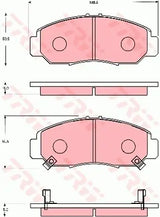 Brake Pad Set, Disc Brake GDB7634DT - TRW