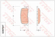 Brake Pad Set, Disc Brake GDB7647 - TRW
