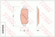Brake Pad Set, Disc Brake GDB7648 - TRW