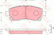 Brake Pad Set, Disc Brake GDB7656AT - TRW