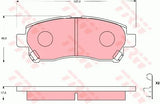 Brake Pad Set, Disc Brake GDB7656DT - TRW