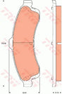 Brake Pad Set, Disc Brake GDB7657 - TRW