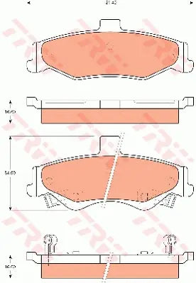 Brake Pad Set, Disc Brake GDB7659 - TRW
